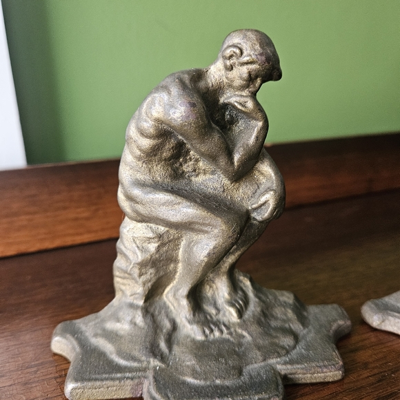 The Thinker Vintage Bookends - Picture 10 of 10
